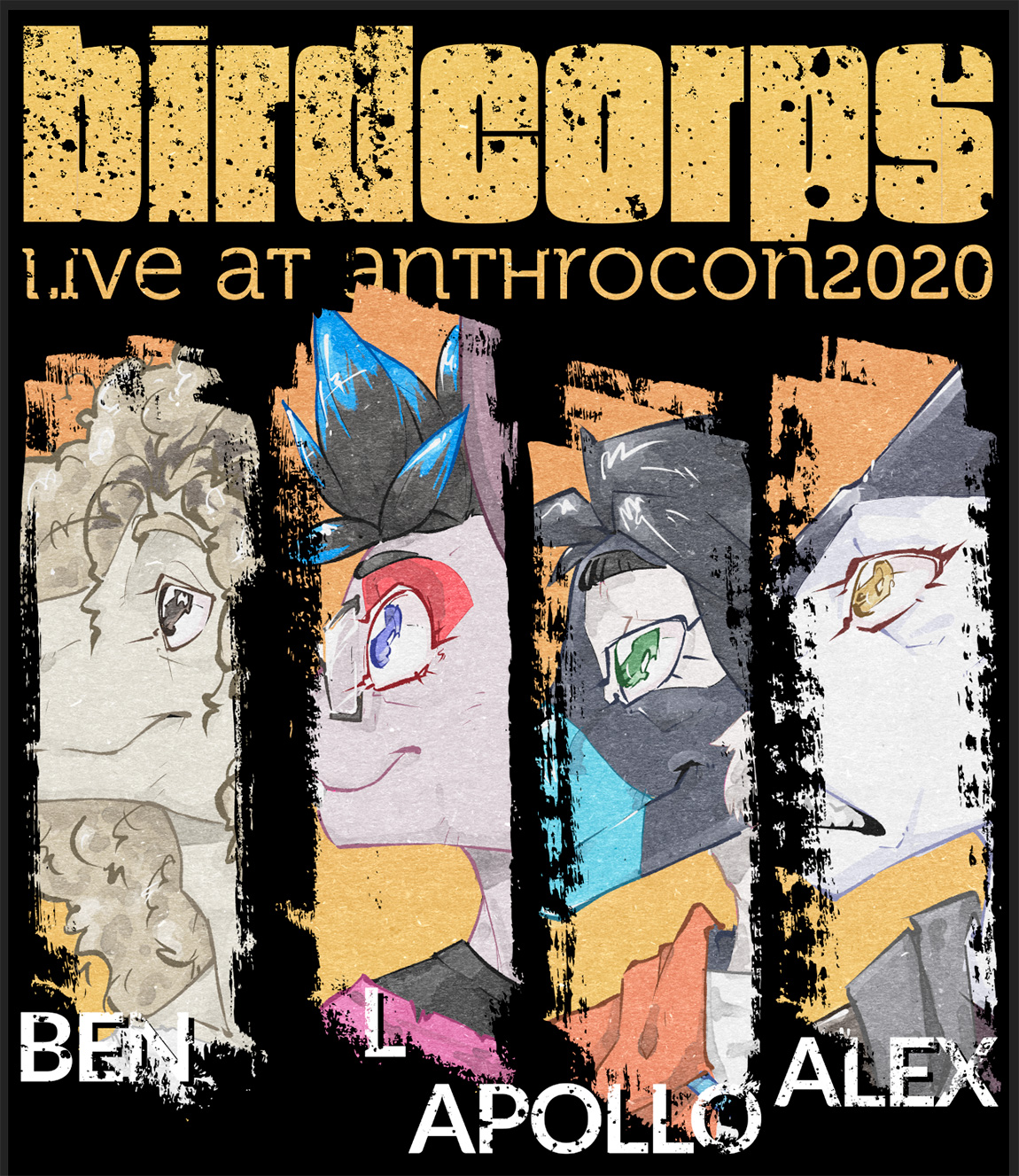 Birdcorps Concert Poster Mockup