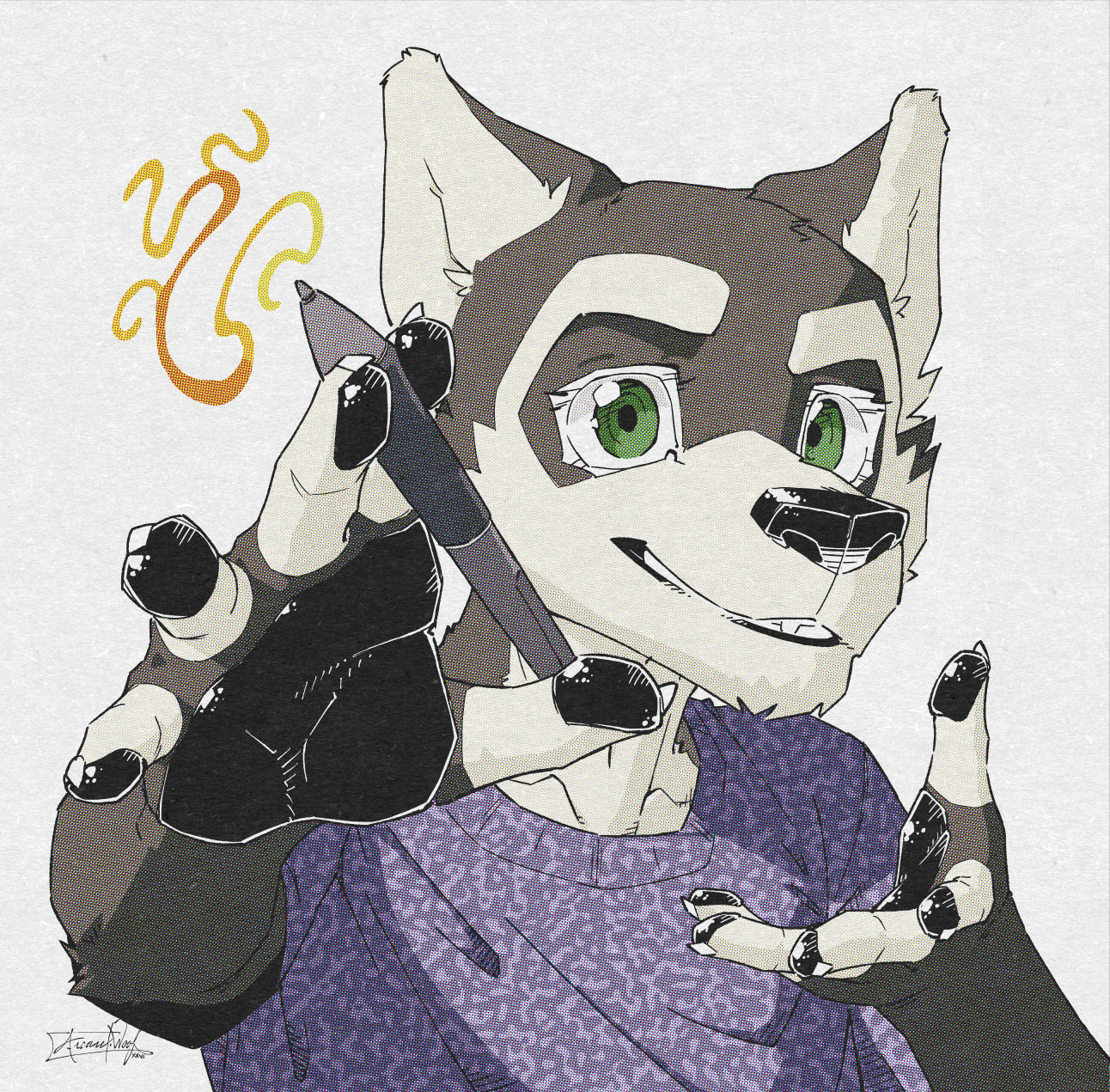 Halftone Lighting Example